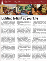 Lighting to light up your Life